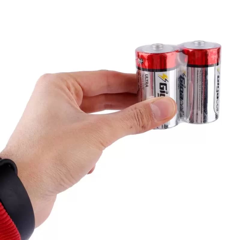 باتری دوتایی گیگاسل بزرگ سایز D مدل Ultra Heavy Duty R20 1.5V شرینک — تصویر ۳