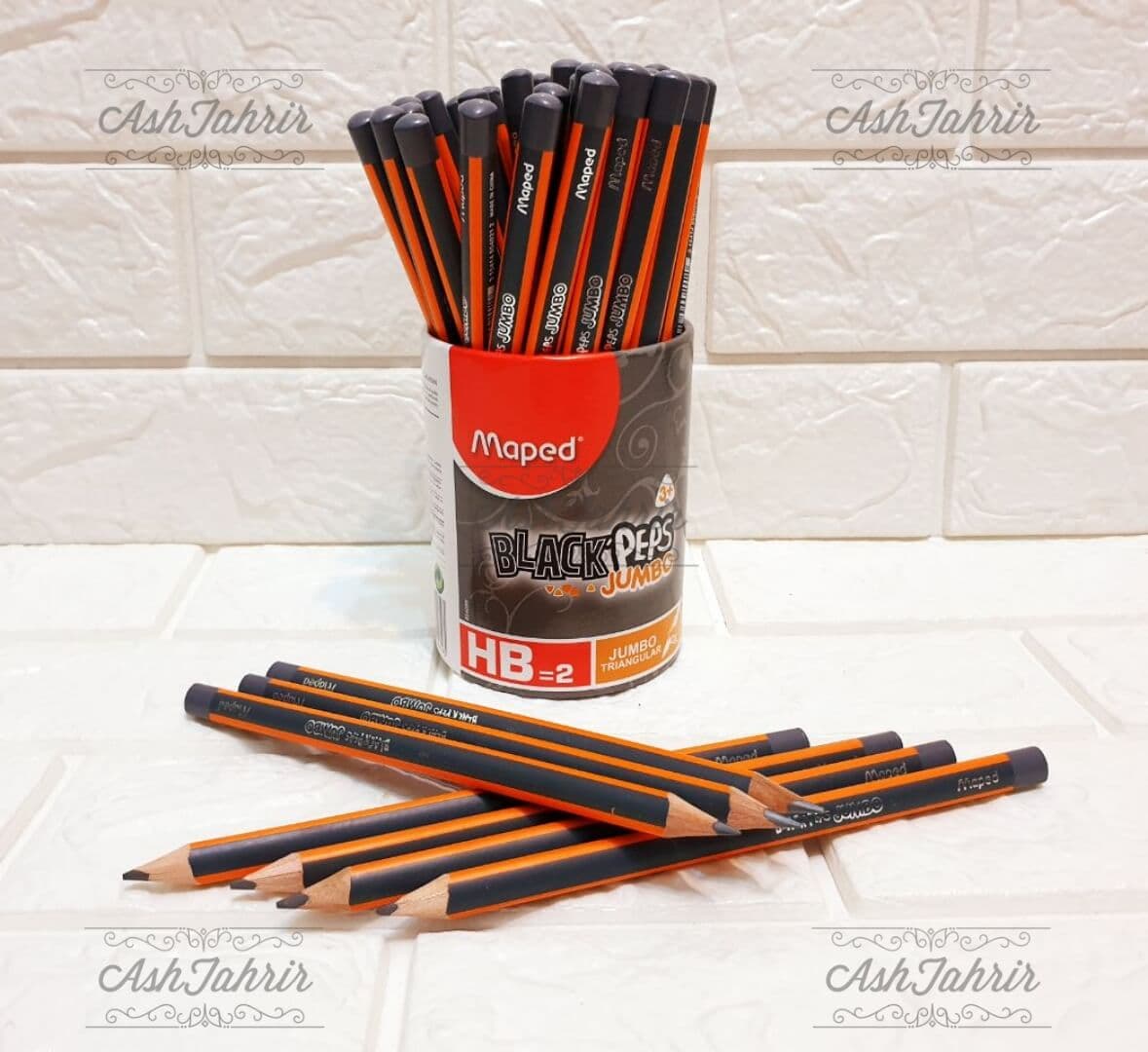 مداد مشکی جامبو مپد مدل Maped Black Peps Jumbo
