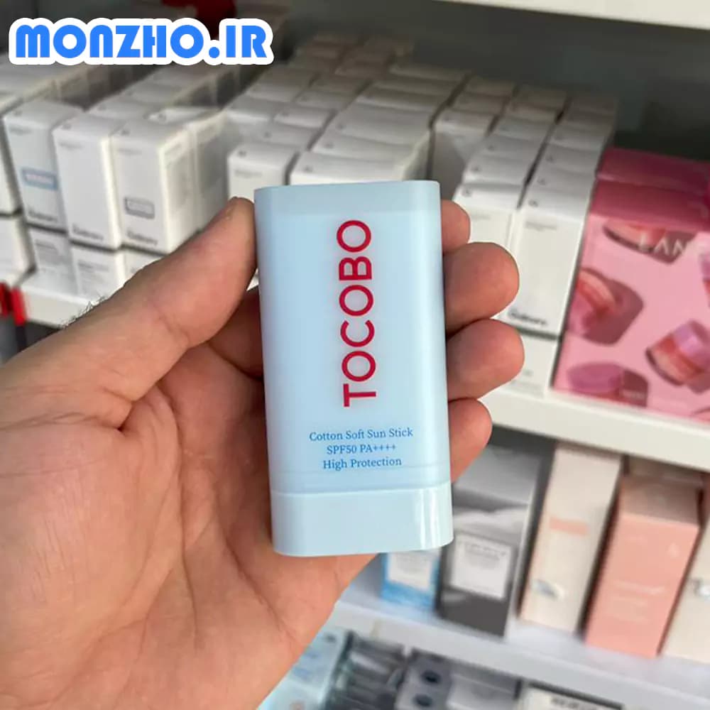 ضد آفتاب استیکی توکوبو Tocobo اصل کره حاوی عصاره پنبه با spf50 وزن 19 گرمی — تصویر ۴