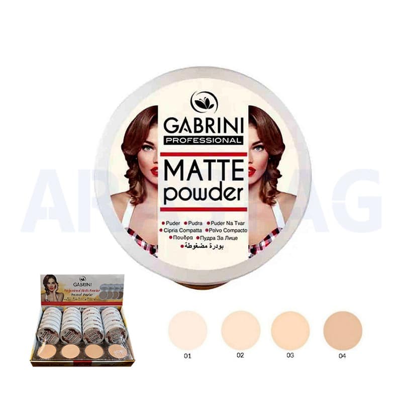 پنکک مات گابرینی Gabrini Matte Powder شماره 03 وزن 12 گرمی