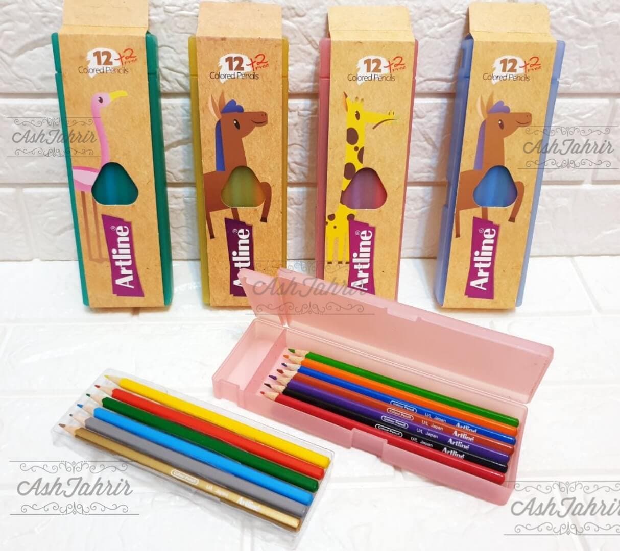 مداد رنگی 2+12 رنگ آرتلاین Artline
