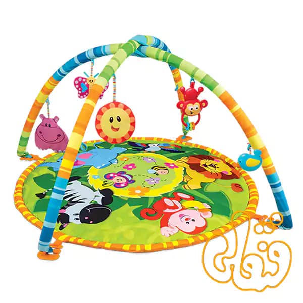تشک بازی پلی جیم طرح جنگل وین فان Jungle Pals Playmat 827 — تصویر ۳