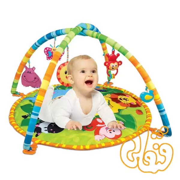 تشک بازی پلی جیم طرح جنگل وین فان Jungle Pals Playmat 827 — تصویر ۵