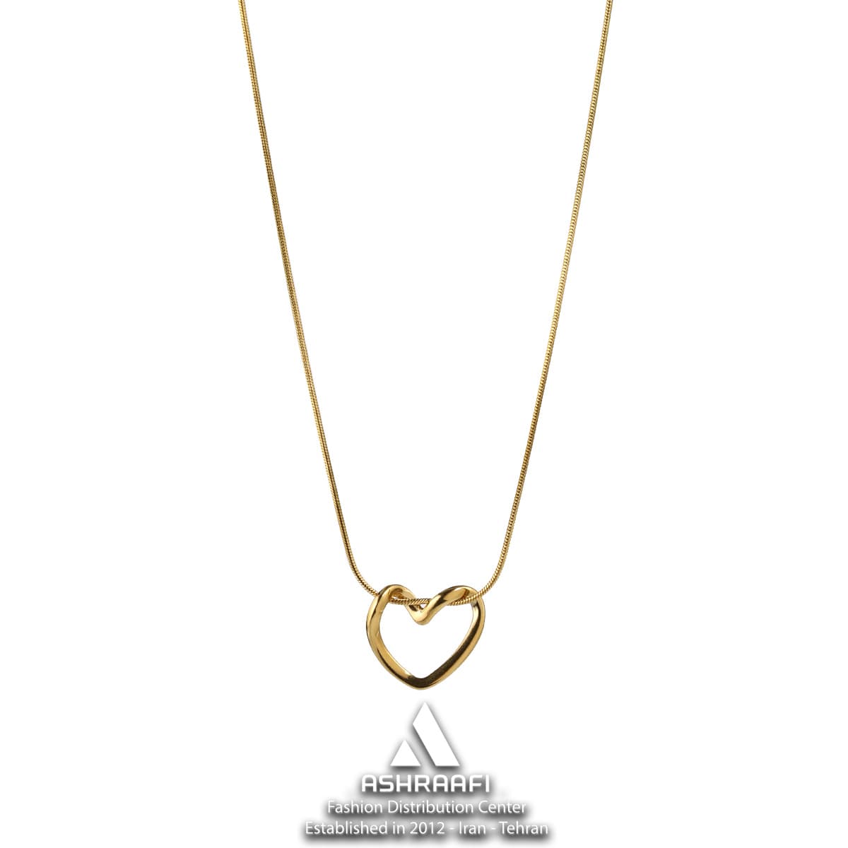 گردنبند طرح قلب توخالی Hollow Heart Necklace G1