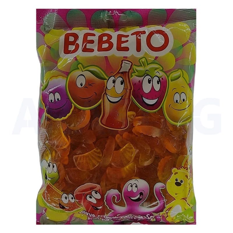 پاستیل پرتقالی ببتو BEBETO وزن 1 کیلویی