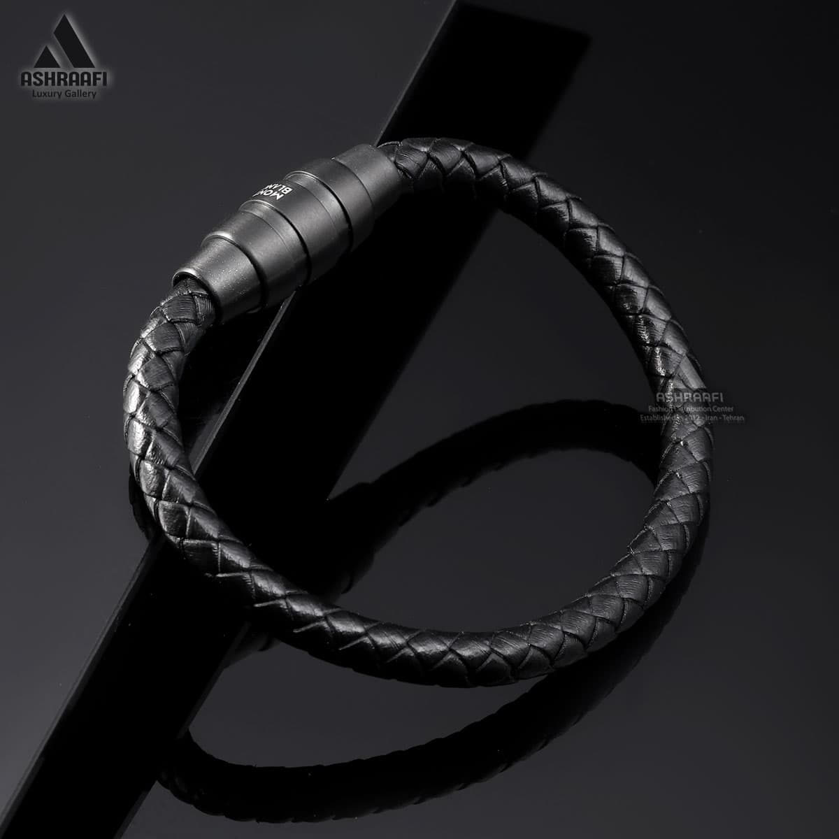 دستبند مون بلان مشکی Montblanc Bracelet SK2 — تصویر ۲