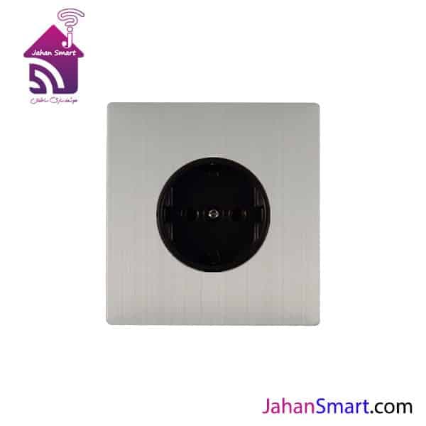 پریز برق ارت دار سری استیل
