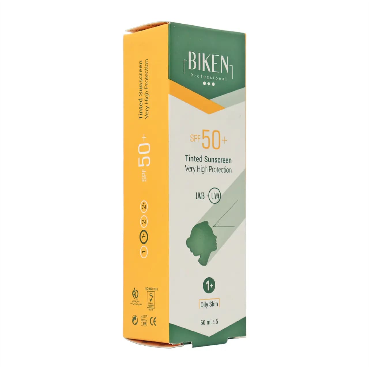 کرم ضد آفتاب رنگی پوست چرب بیکن SPF 50+