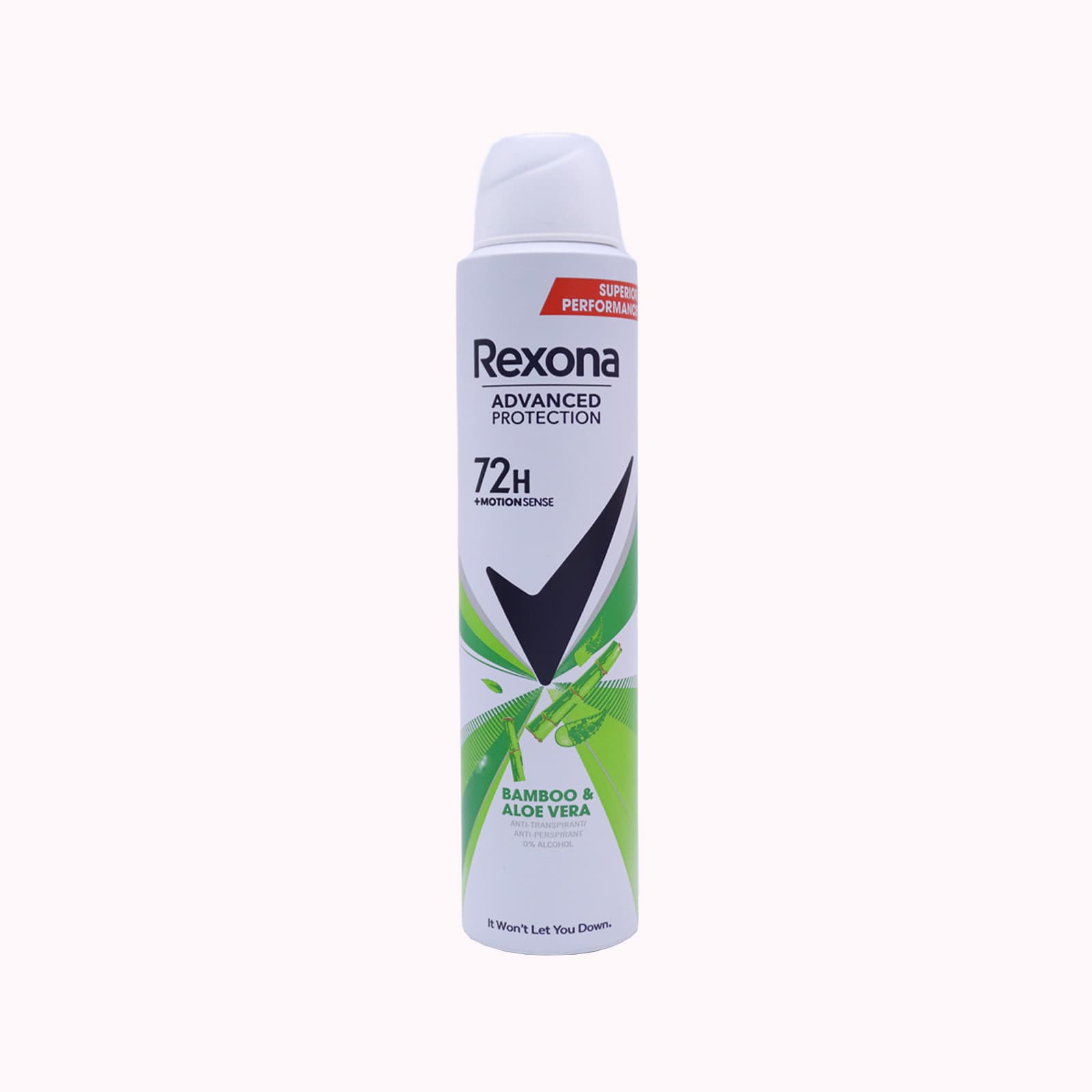 اسپری ضد تعریق زنانه رکسونا 72 ساعته مدل Bamboo & Aloe Vera حجم 200 میل