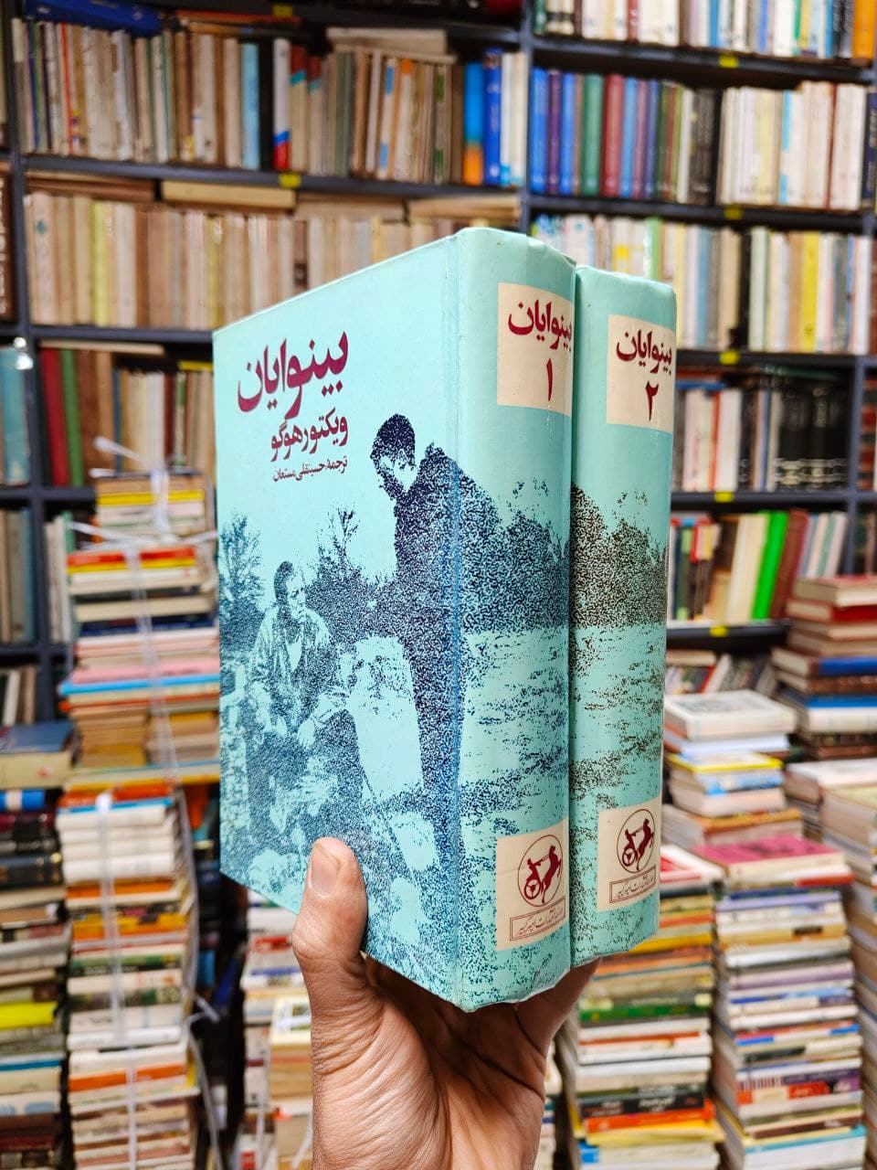 بینوایان (2 جلدی)(آستر بدرقه شطرنجی)