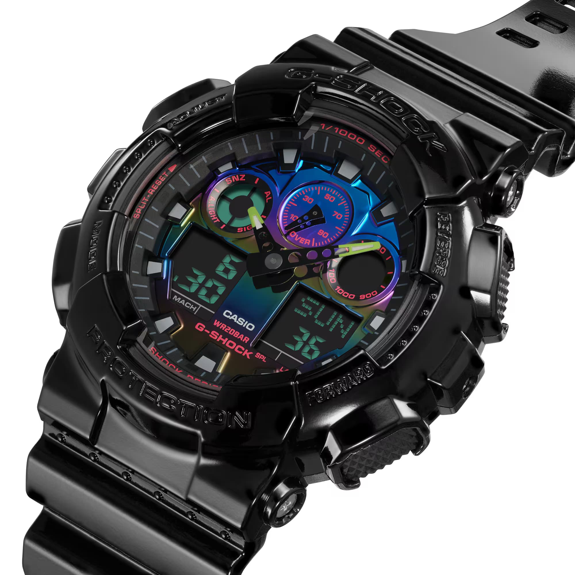 ساعت مچی کاسیو GA-100RGB-1A — تصویر ۲