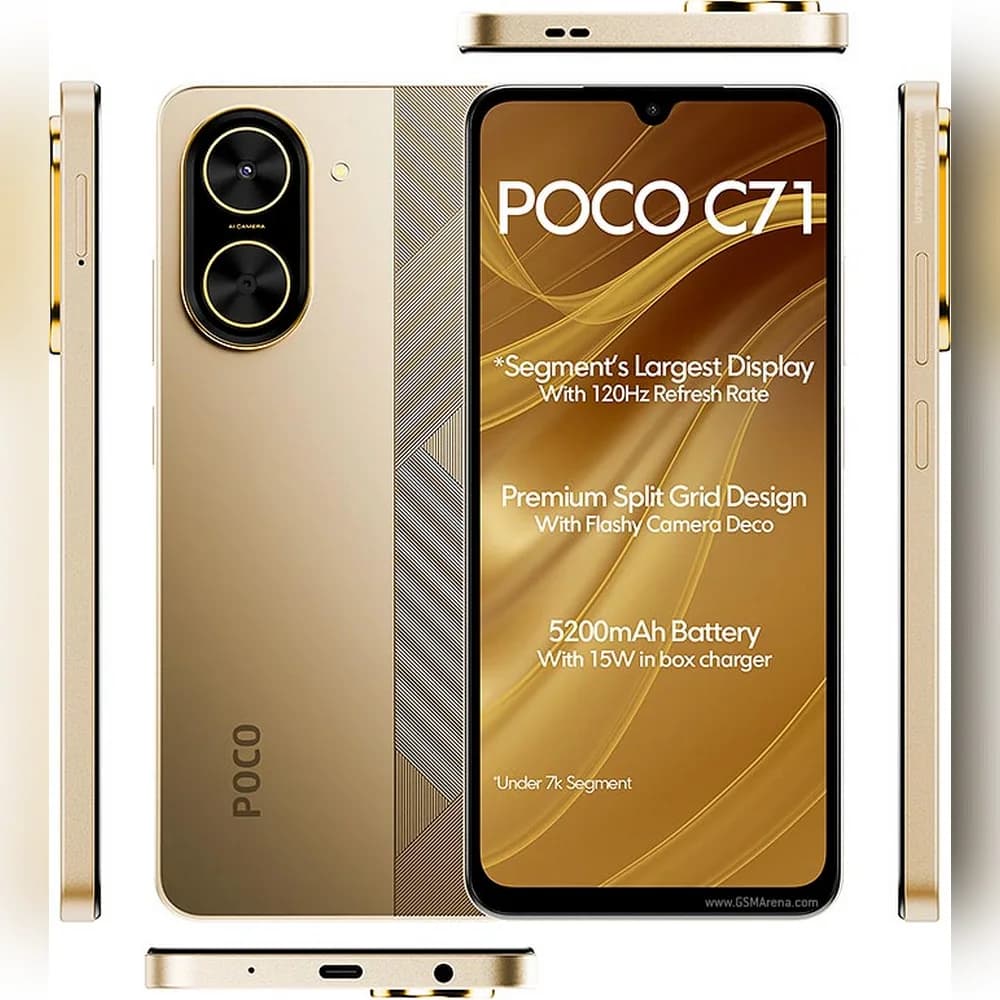 گوشی موبایل پوکو مدل pocoC71 حافظه داخلی 128 گیگابایت رم 4 گیگابایت