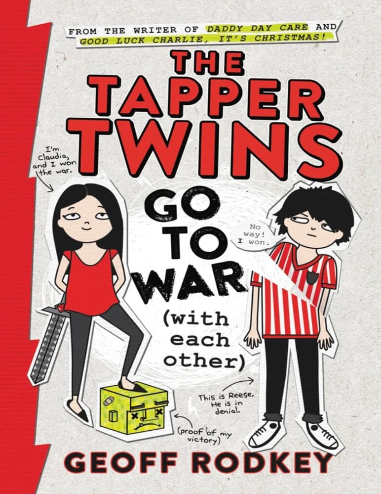 کتاب The Tapper Twins Go to War With Each Other (دوقلوهای تپر با هم به جنگ می‌روند) نسخه انگلیسی PDF | جف رادکی
