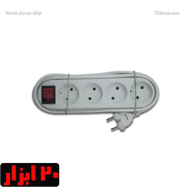 سیم رابط برق چهار خانه کلید دار سیم دو متری