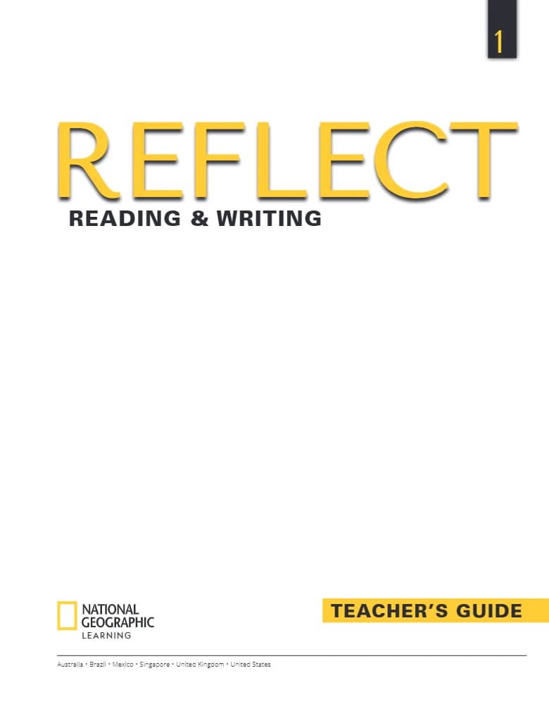 کتاب Reflect Reading & Writing 1 Teacher’s Guide (راهنمای معلم ریفلکت: خواندن و نوشتن ۱) نسخه انگلیسی PDF | نامشخص — تصویر ۲
