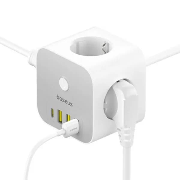 چندراهی برق بیسوس مدل E00066401213-00 PowerCombo Cube — تصویر ۴