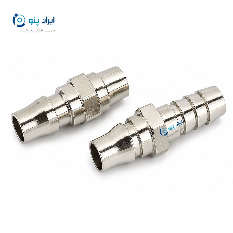 کوپلینگ سریع پنوماتیک نری شیلنگ‌خور ۱۲ میلی‌متر (گازی و مهره‌ای) ایرسان Airsun
