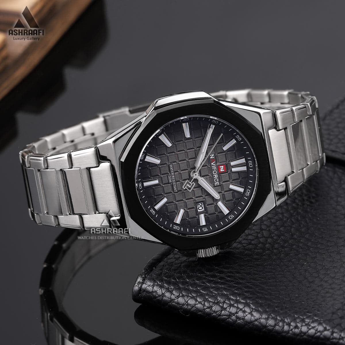 ساعت نیوی فورس بند استیل Naviforce NF9258SG — تصویر ۳