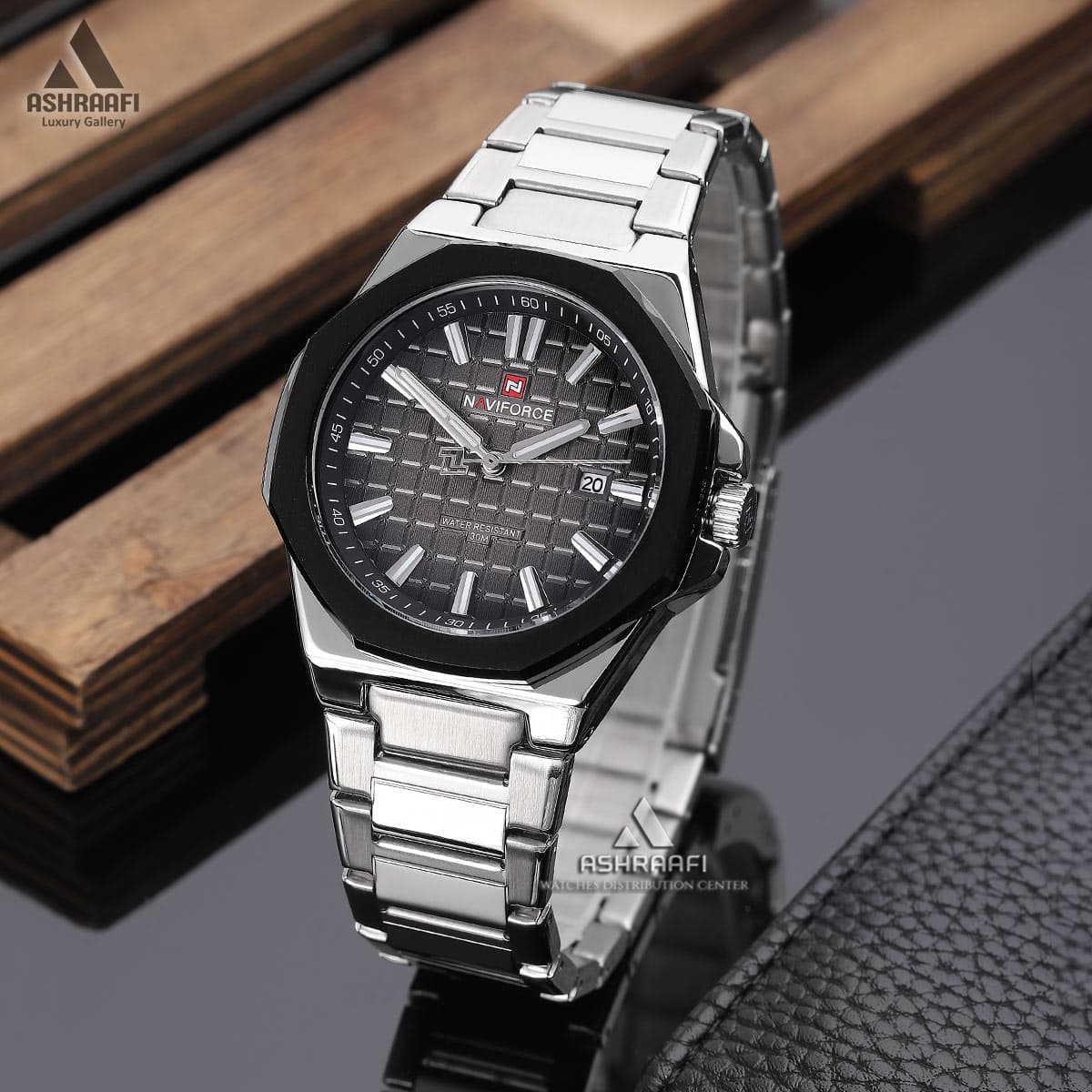ساعت نیوی فورس بند استیل Naviforce NF9258SG — تصویر ۲