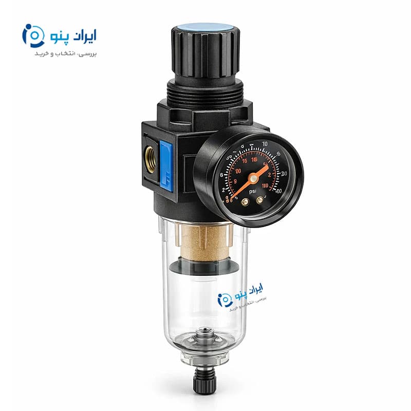 فیلتر رگلاتور پنوماتیک طرح شاکو سایز ۱/۲ اینچ ایرسان Airsun