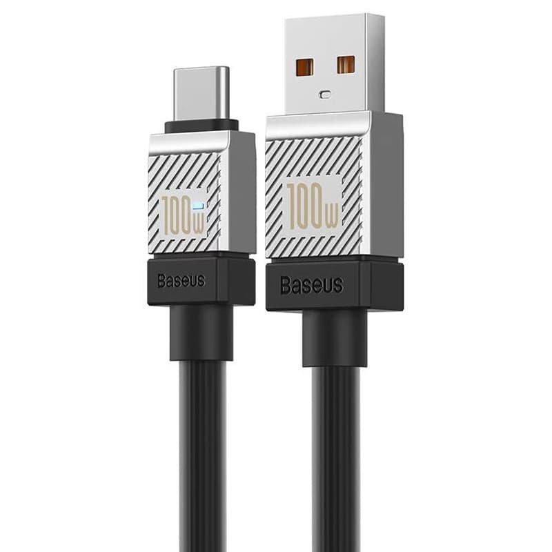 کابل تایپ سی فست شارژ 100 وات باسئوس CoolPlay Series CAKW00060 طول 1 متر — تصویر ۸