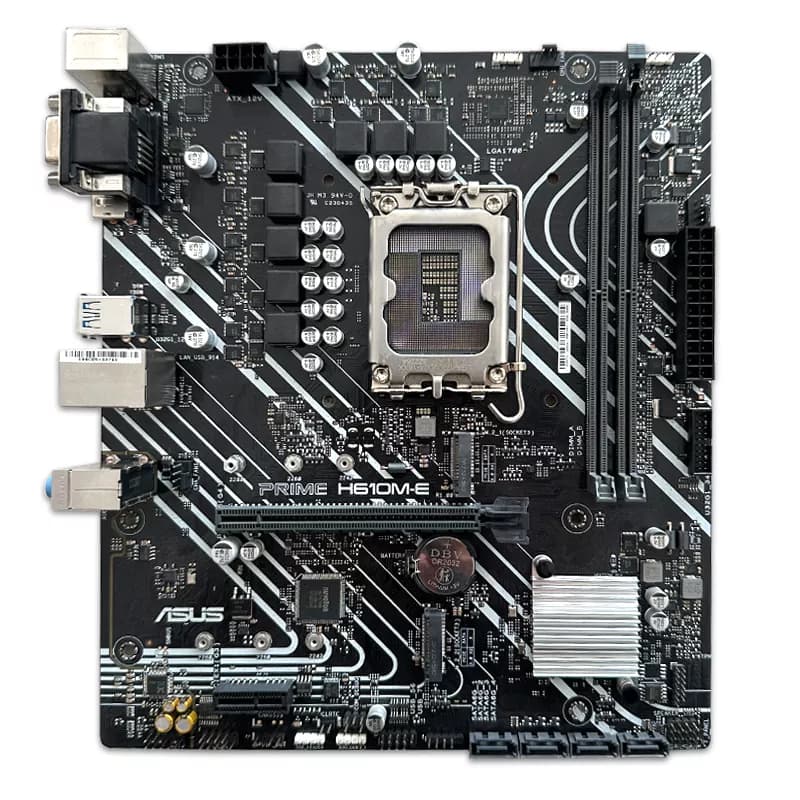 مادربرد Asus Prime H610m-A DDR5 استوک در حد نو — تصویر ۱۰