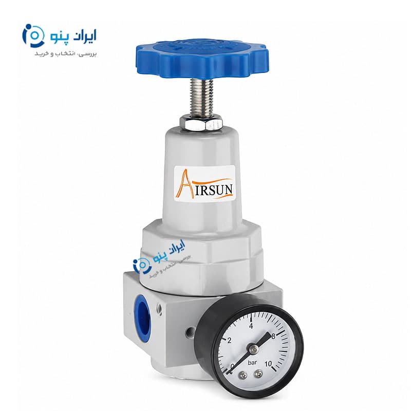 رگلاتور فشار پنوماتیک ۴۰ بار سایز ۱ اینچ ایرسان Airsun