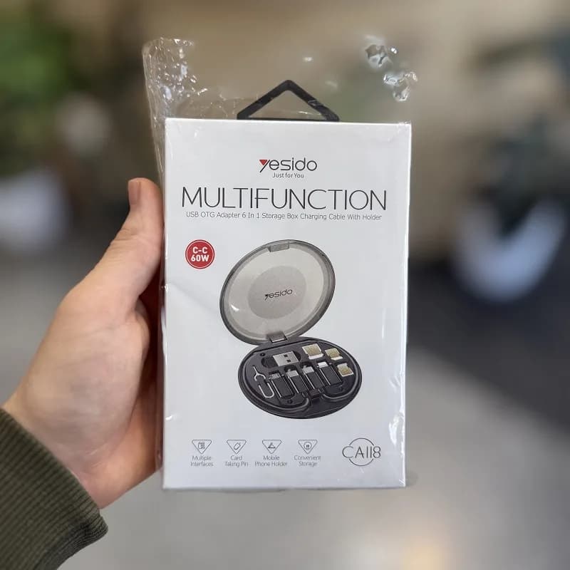 کیت کابل و مبدل چند منظوره Yesido CA118 — تصویر ۵