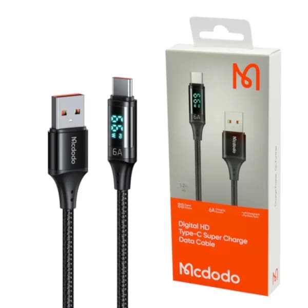 کابل تبدیل USB به USB-C مک دودو مدل CA-1080 طول 1.2 متر اصلی — تصویر ۸