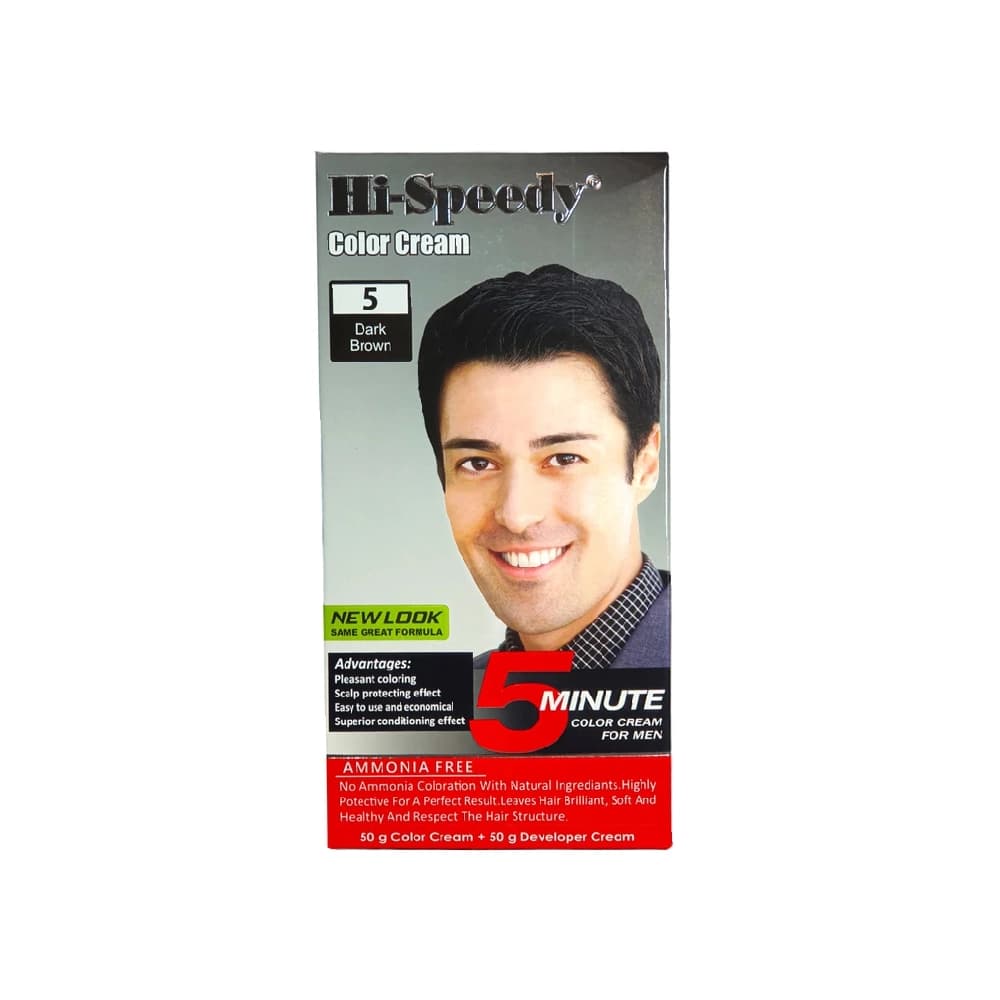 رنگ مو مردانه های اسپیدی 5 Dark brown