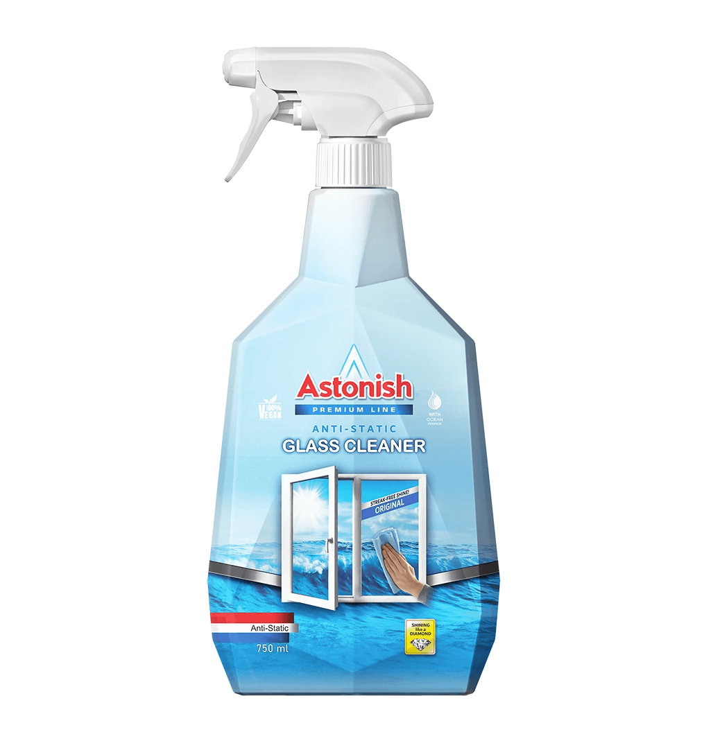 اسپری شیشه پاک کن آنتی استاتیک با رایحه اقیانوس آستونیش | Astonish