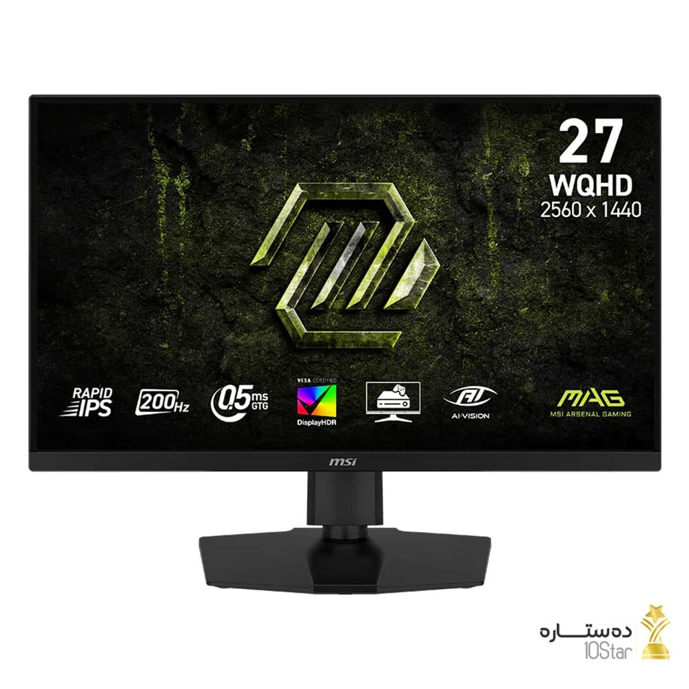 مانیتور گیمینگ ام اس آی MAG 274QPF سایز ۲۷ اینچ WQHD IPS ۲۰۰ هرتز