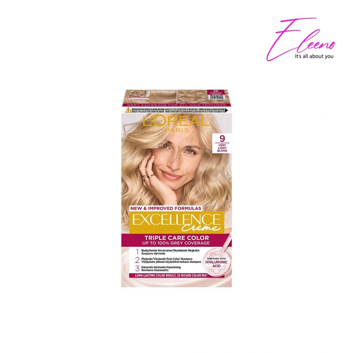 کیت رنگ مو اکسلنس لورئال Loreal شماره 9