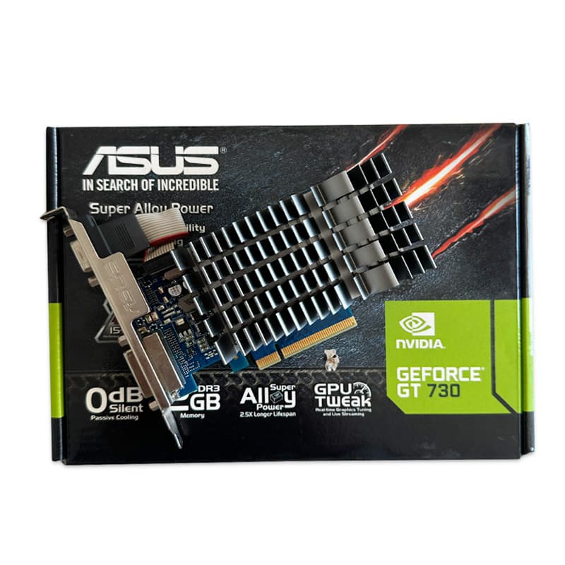 گرافیک ایسوس ASUS GT730 SL 2G BRK DDR3 64 Bit استوک