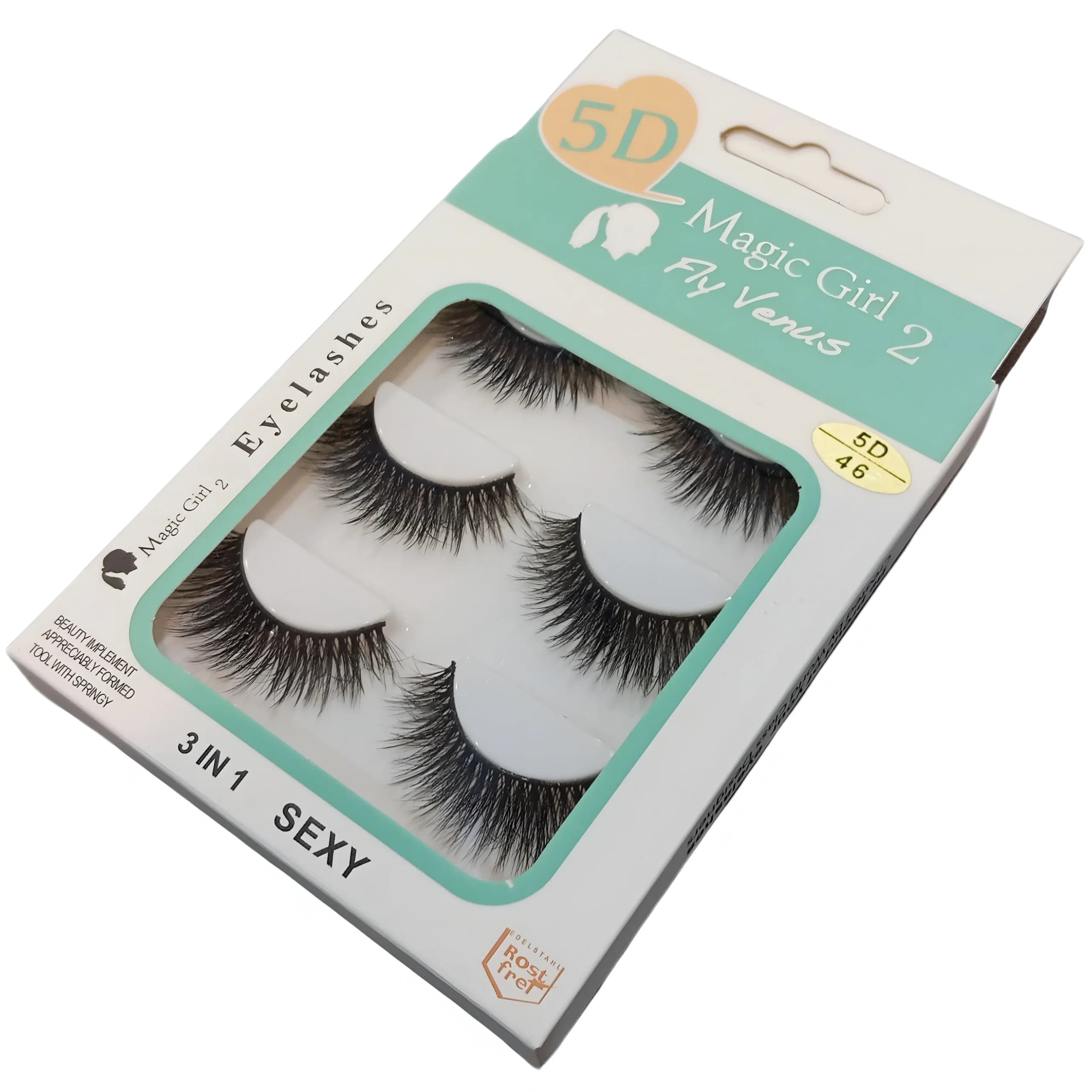 مژه 3 جفتی مجیک گرل Magic girl 5D-46