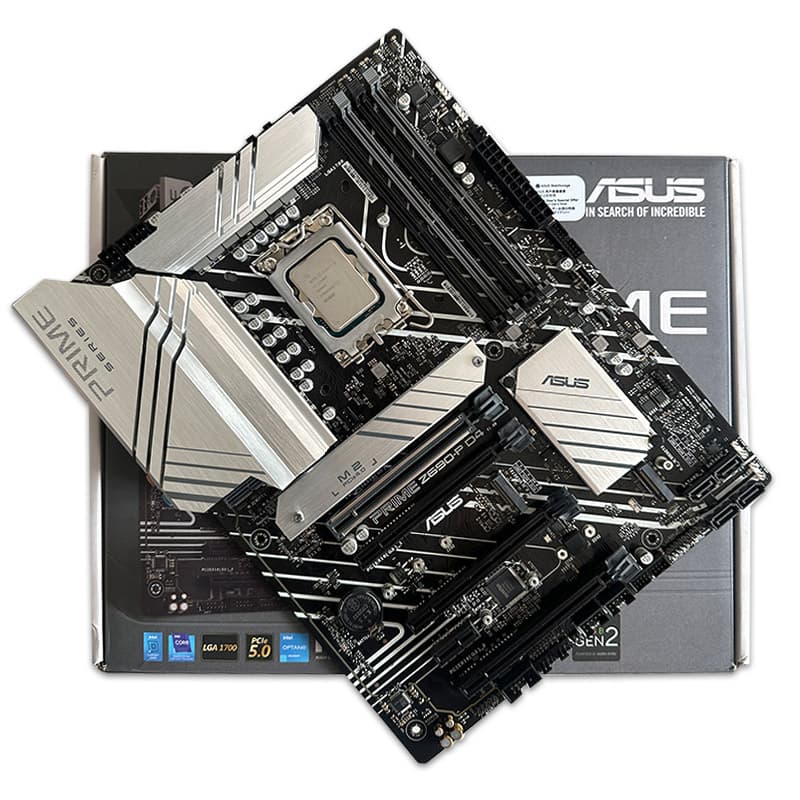 باندل مادربرد ASUS Prime Z690-P D4 + i5 13400f استوک در حد نو