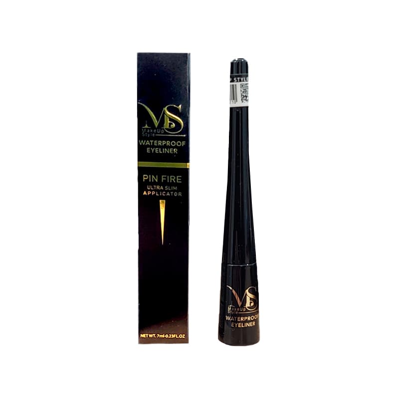 خط چشم ماژیکی کوزه ای Makeup Style مدل Pin Fire Ultra Slim ضد آب حجم 7 میلی لیتر