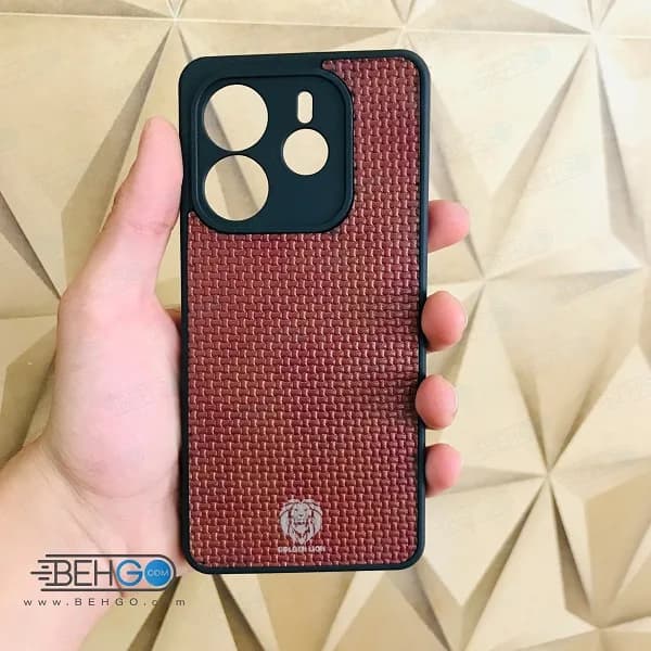 قاب حصیری مناسب گوشی شیائومی Best wicker Case for Xiaomi Redmi NOTE 14 4G — تصویر ۲