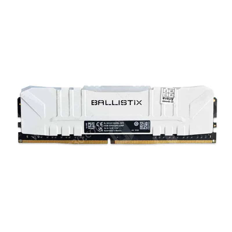 رم Crucial Ballistix 16GB RGB DDR4 3200Mhz استوک در حد نو — تصویر ۲