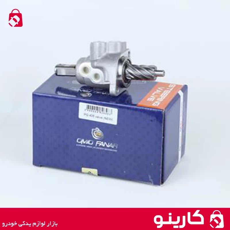 شیر فرمان هیدرولیک طرح جدید پژو 405 و پارس و سمند امید فنر — تصویر ۳