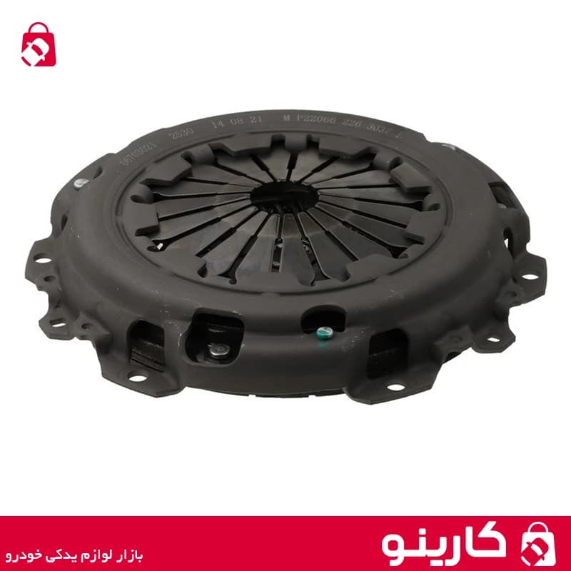 کیت کامل کلاچ پژو 206 پری دمپر چهار فنر دوبل موتور TU گیربکس MA و BE کلاچ محوری ایساکو 0670301199 — تصویر ۷