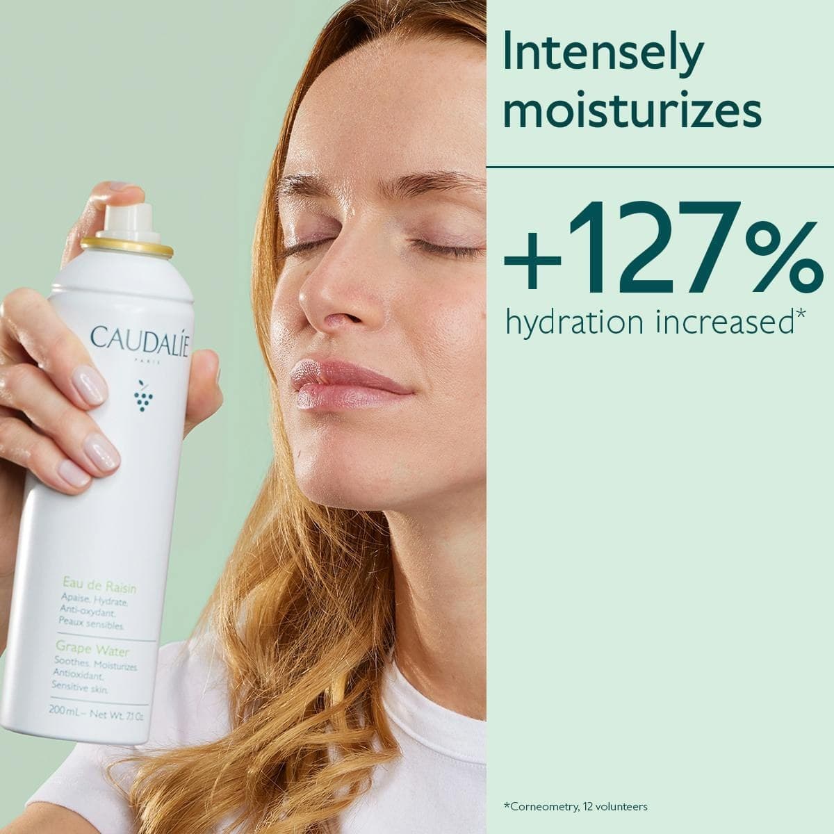 اسپری مرطوبکننده صورت کدلی مدل گراپ واتر Caudalie — تصویر ۷