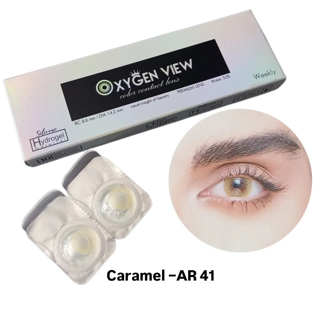 لنز چشم اکسیژن ویو OXYGEN VIEW Caramel AR41