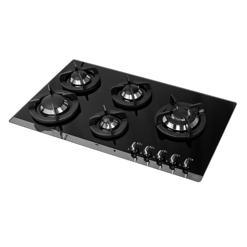 اجاق گاز اخوان شیشه ای پنج شعله مدل V8 S