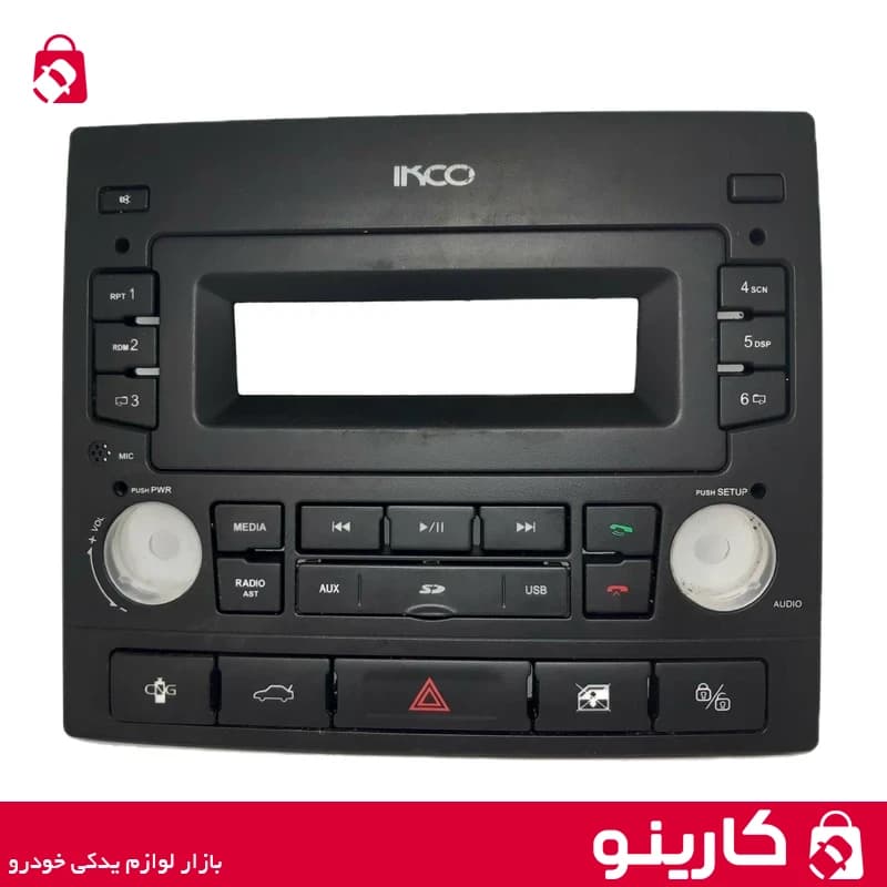 پنل ضبط پژو پارس جدید بدون جای CD