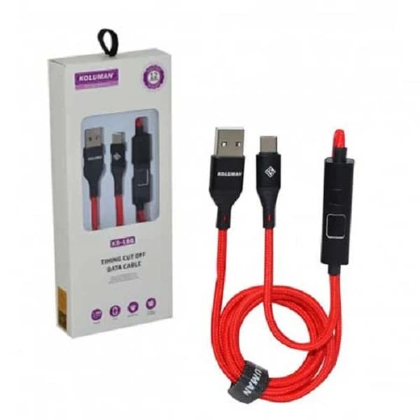 کابل تبدیل USB به USB-C کلومن مدل KD-L66 طول 1 متر — تصویر ۲