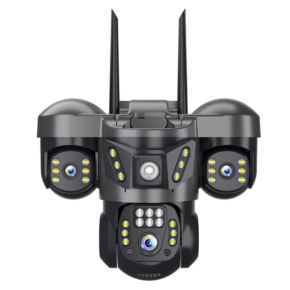 دوربین مینی اسپیددام 3 لنز چرخشی سیمکارتی 15 مگاپیکسل مدل هیولا V380 PRO 3LR6