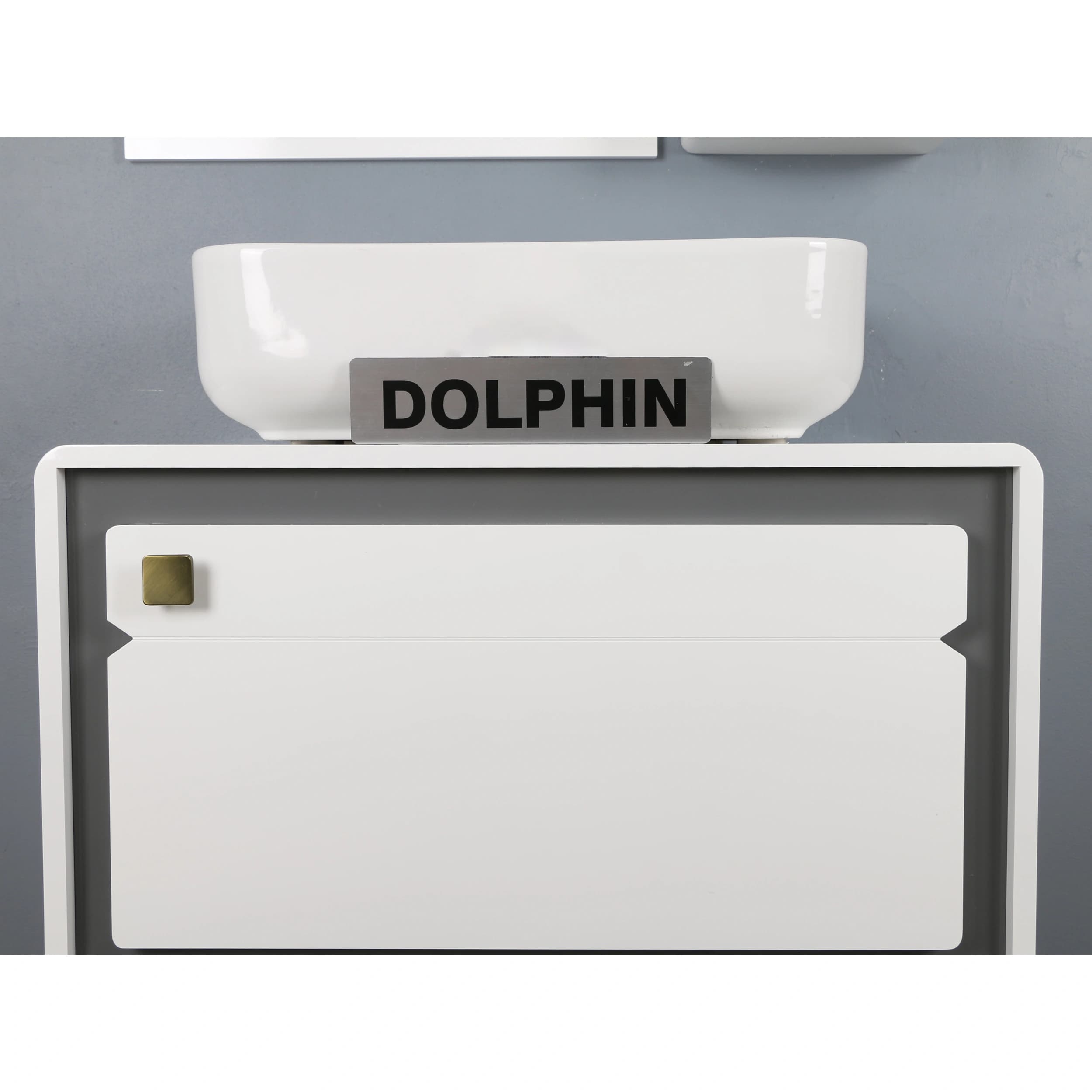 ست کابینت و روشویی دلفین مدل ZND-R12-W به همراه آینه و باکس — تصویر ۴