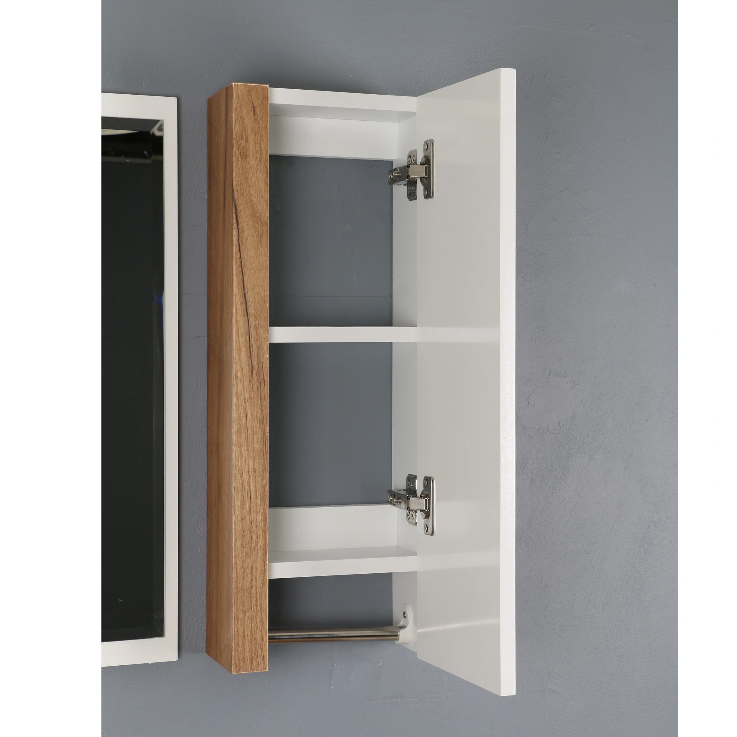 ست کابینت و روشویی دلفین مدل Znd-R23-W به همراه آینه و باکس — تصویر ۷