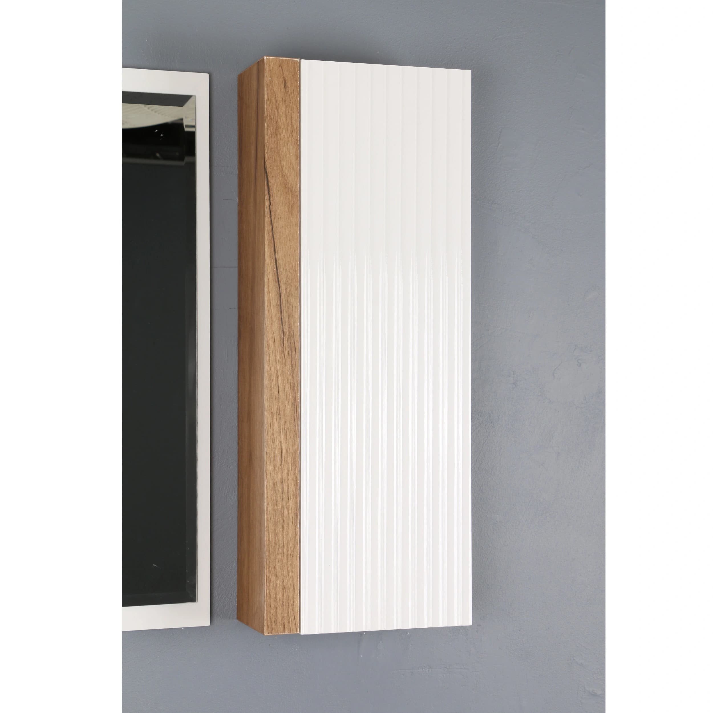 ست کابینت و روشویی دلفین مدل Znd-R23-W به همراه آینه و باکس — تصویر ۵